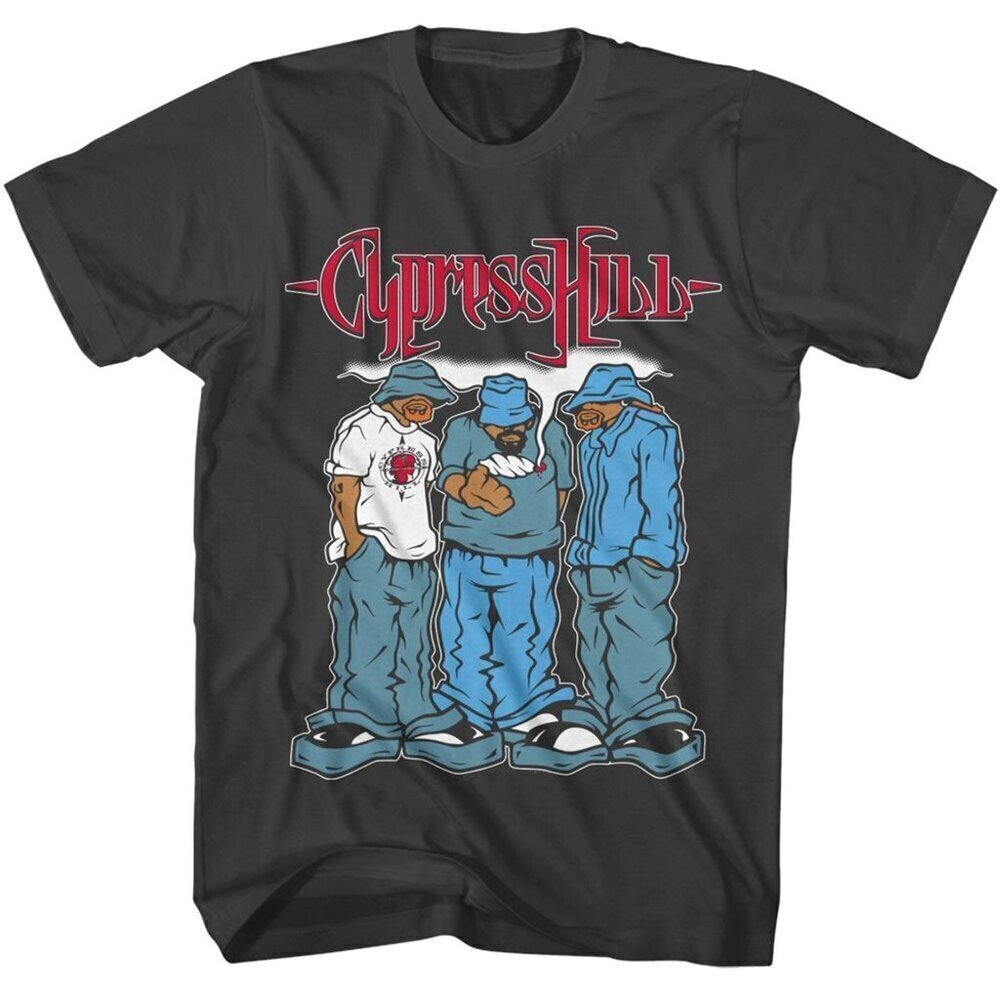 Cypress Hill Blunted Smoke Hip Hop Rap Band Fan Gift Graphic Music T-Shirt .